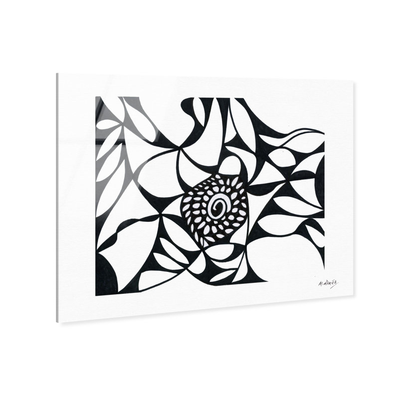 Manuel Roman - Blossom High-Gloss Frameless Acrylic Glass Wall Art Abstract Print by Oliver Gal, Ready to Hang, 20 x 16