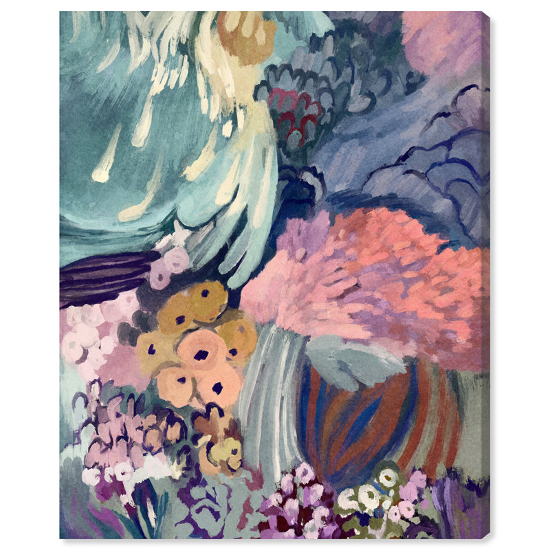 Coral Abstract Print by Oliver Gal, 20"H x 16"W, Gallery Wrapped