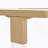 Acrylic Sofa Table, Glass Top C Shape Square Table with Metal Base