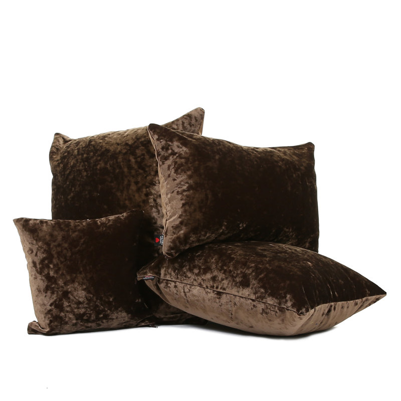 Square Cushion, Medium, Brown
