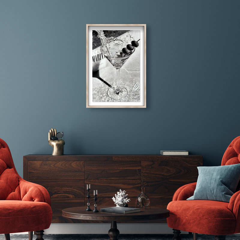 Chill Time II Print by Oliver Gal, 46.5"H x 31.5"W, Natural Oak Shadowbox
