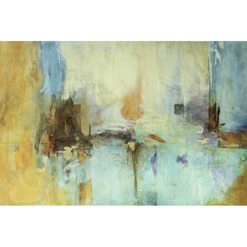 Edición Sabiduría Abstrata - Painting, 51 cm H x 76 cm W, Wrapped Canvas