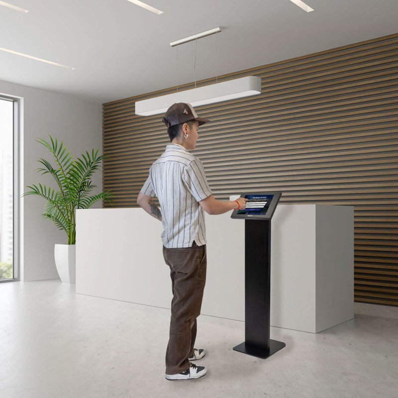 Kiosque anti-vol pour iPad, iPad Air, iPad Pro, Noir, noir, noir, noir