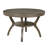 Harto Round with Solid Wood Base Dining Table