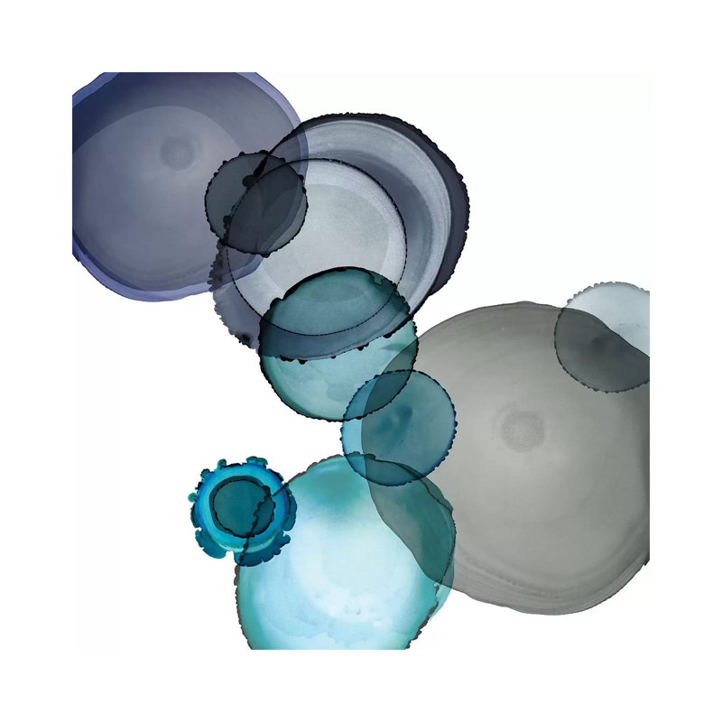 « Seaglass I » par Carol Robinson, reproduction d’art, Pas de tapis, Toile tendue, H 26 po x l 26 po x P 1,5 po