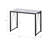 Zaidin Antique White& Black Finish Writing Desk