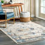 Tapis oriental bleu / beige Brearly-731891207