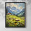 ANIMALS Series CECX - reproduction encadrée de qualité supérieure - prête à être accrochée - aucun clou requis-511308947-511308952