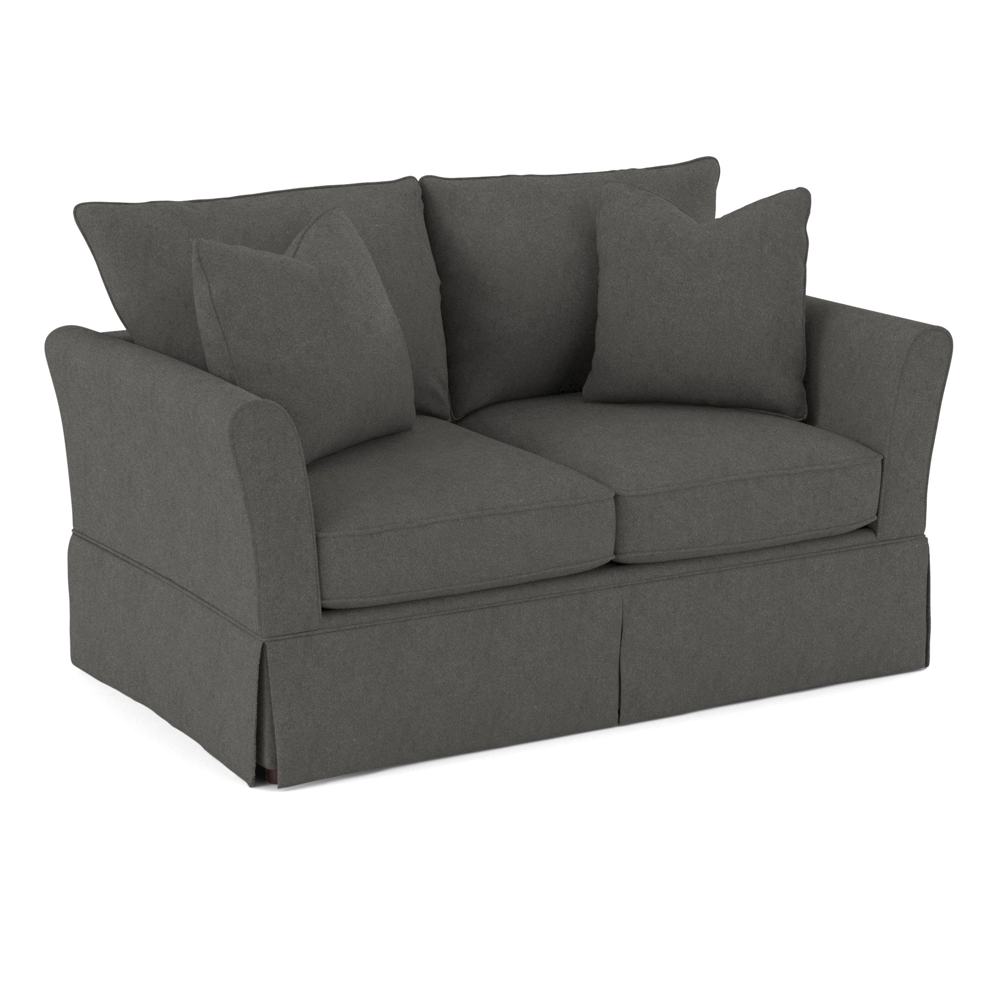 Shelby 60'' Upholstered Sleeper Sofa, Bella Otter Performance Velvet