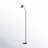 Koen 69'' Black Painted Metal LED Task Floor Lamp