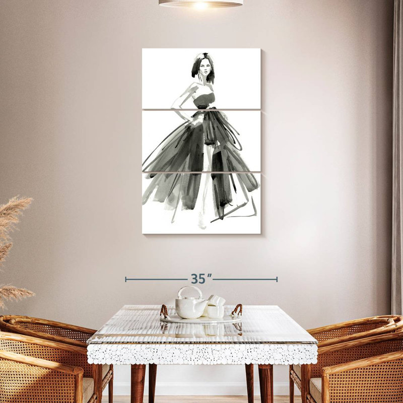 Gestural Evening Gown I