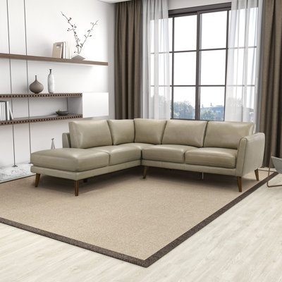 Canapé modulaire en cuir Lewter