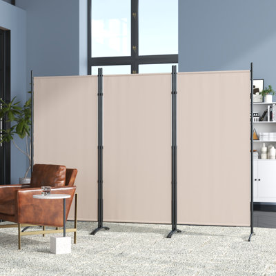 Oridatown 99.5 " W x 71.75 " H 3 - Panel Steel Folding
