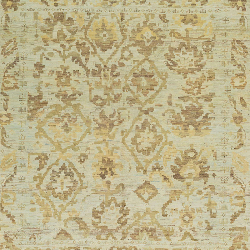 Abstract Indoor Rug, Square 7'