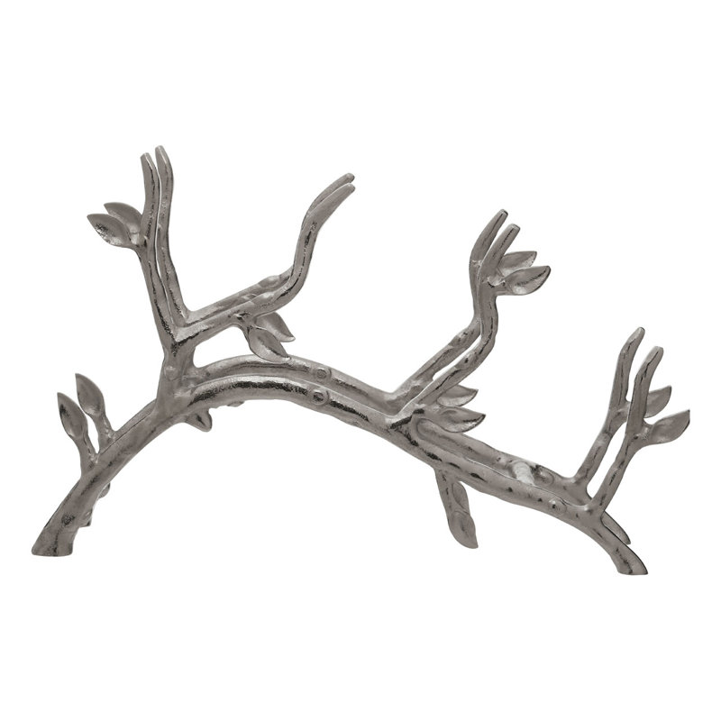 Kaley Tabletop Wine Bottle Rack in Silver