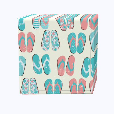 100% Cotton No Pattern Square Napkin