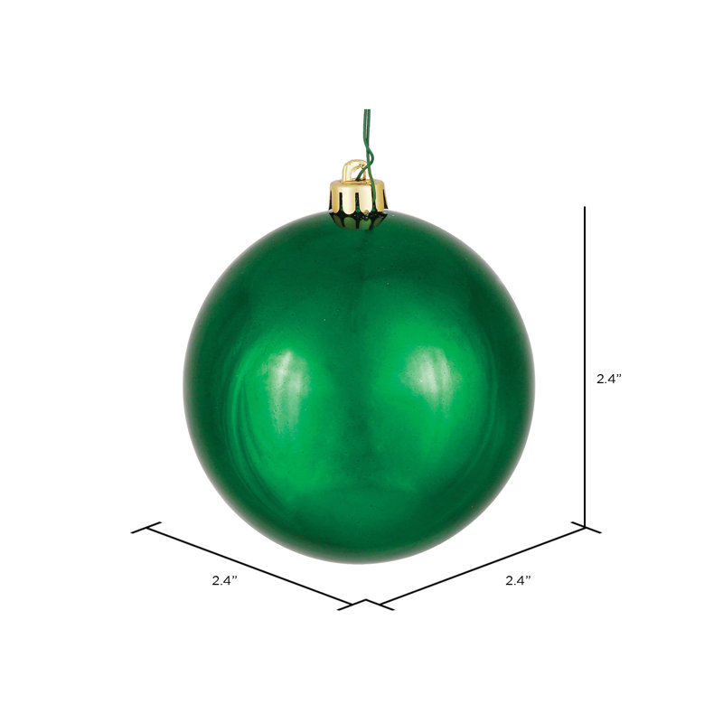 Décoration de boule décorative des Fêtes, Émeraude brillante