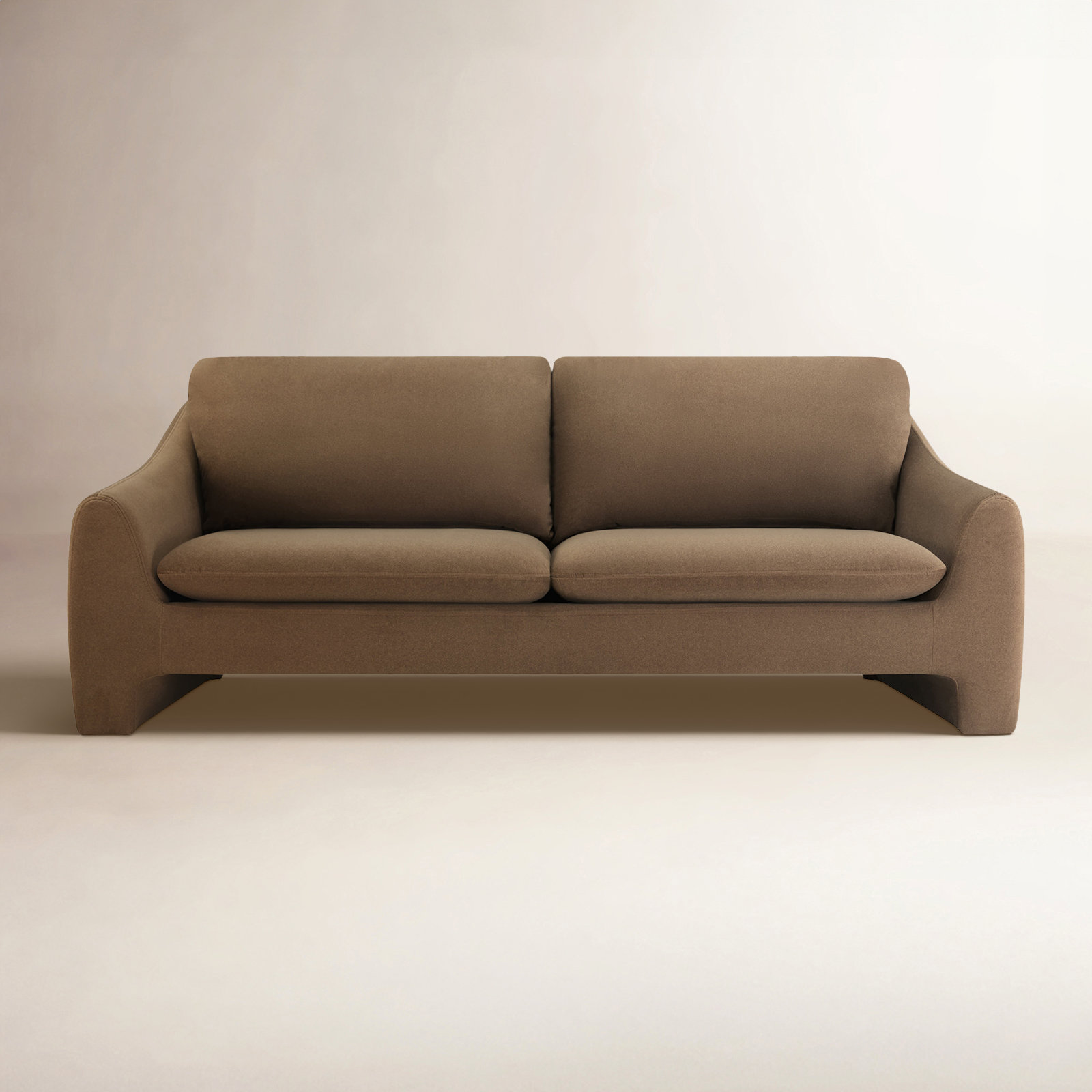 Elodie 87'' Upholstery Sofa, Brown
