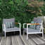 Chaise de patio avec coussins Haussman
