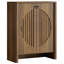 Armoire à chaussures rustique en bois avec charme rétro pour la maison