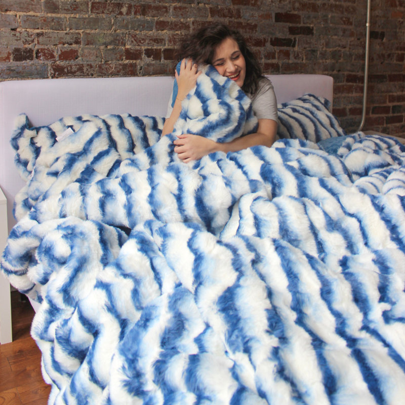 Freezin Waters - Coma Inducer Oversized Comforter Set - Deep Water, Alaskan King Comforter + 4  King Shams
