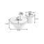 Ensemble de tables basses Burlywood