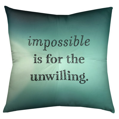 Impossible Throw Pillow