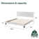 Suhavi Contemporary Modern Tufted Upholstered Platform Bed