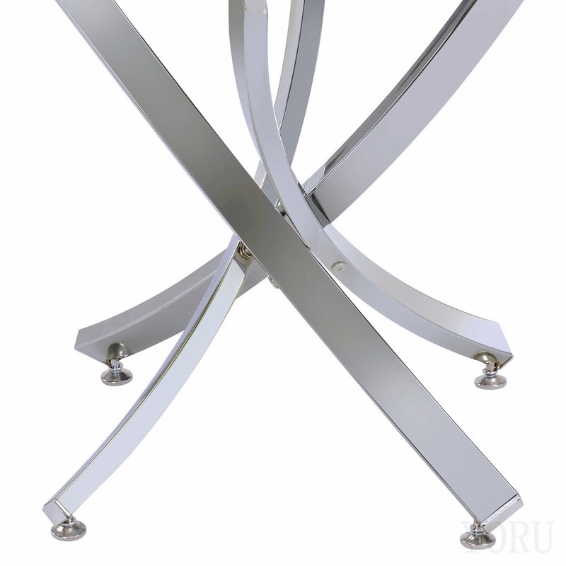 Table de bout chromée