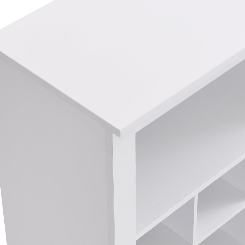 Console de rangement pour 30 chaussures ON-TREND, Blanc