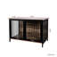 Spacieux chenil d'intérieur en bois pour chien - Cage fonctionnelle pour grands / moyens chiens