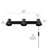 22 Inch 3-Light Matte White Plug-In Track Lighting with Pivoting Track Heads-101942537