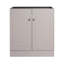 Meuble-lavabo autoportant kaki de 30 po - Rangement de porte à fermeture douce moderne avec portes