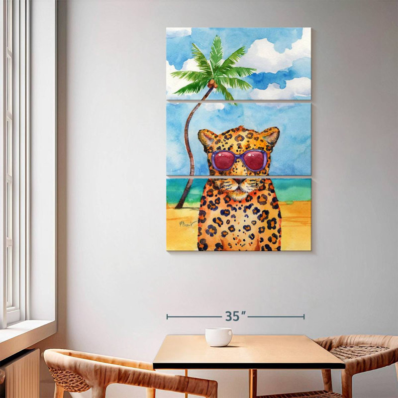 Ketti Hip Shades Cheetah, 65" H x 42" W