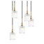 Luminaire suspendu tambour grappe 5 lumières Romona-1734378720-1734378779