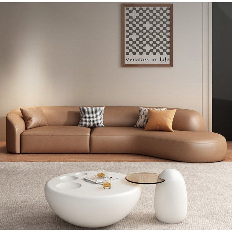 Canapé Creative Leisure, H 29,53 po x l 110,24 po x P 53,15 po, Noir