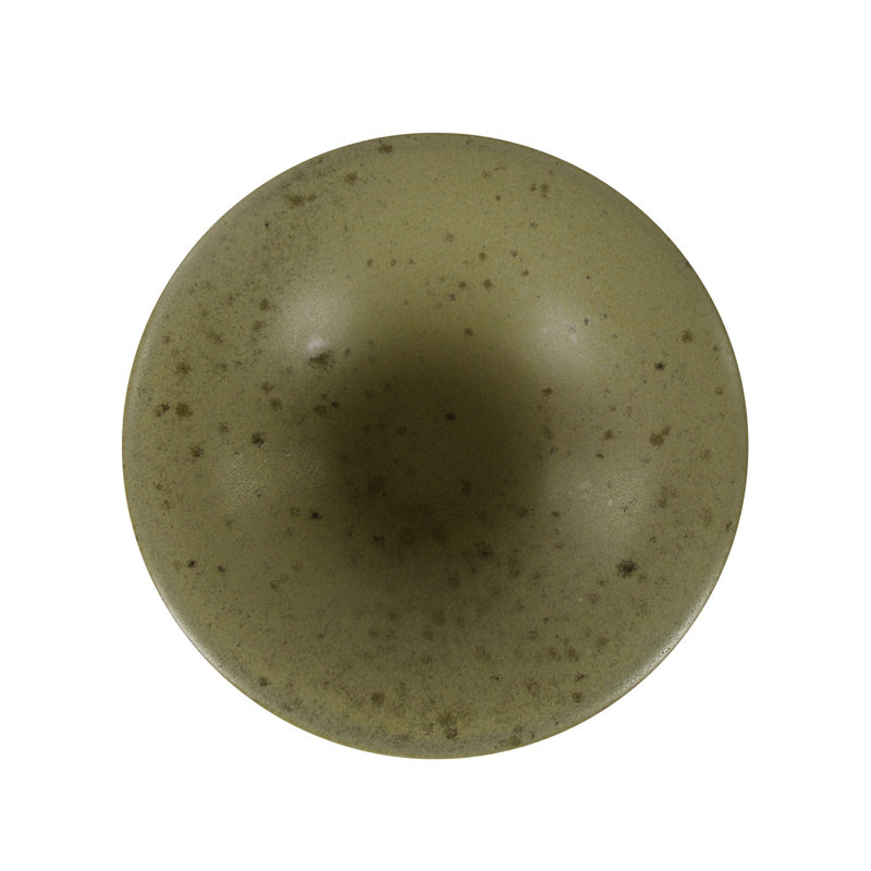 Bosque Pasta/Soup White Bowl Stoneware, Green