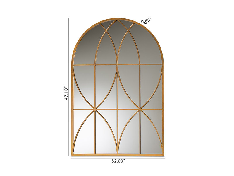Auten Metal Arch Wall Mirror