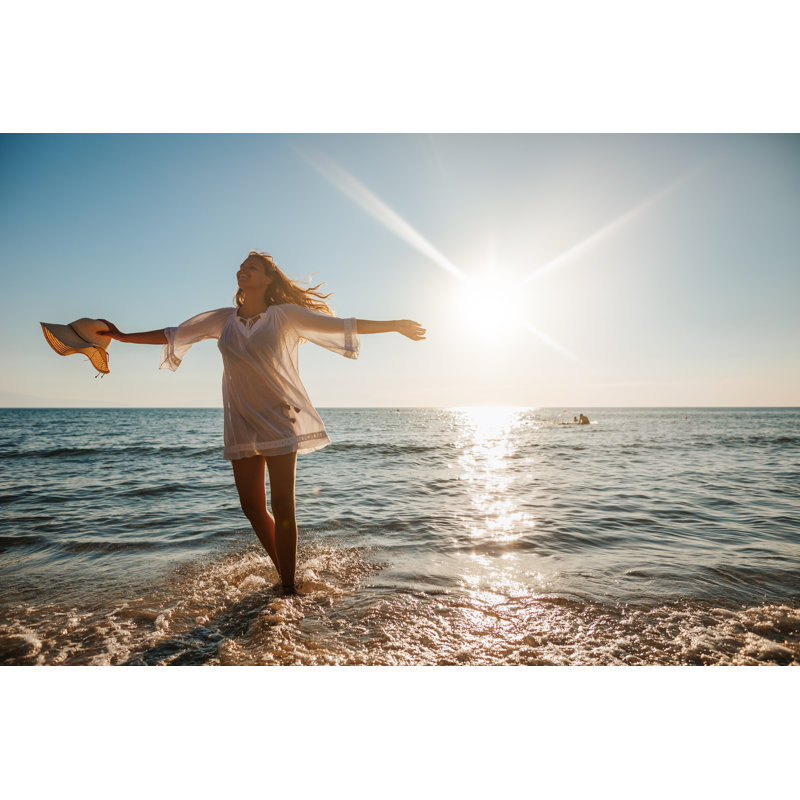 Dancing To The Rhythm Of Sea Breeze by Constantinis - No Frame Art Prints on Canvas, 81cm H x 122cm W