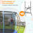 Babevy Round Backyard Trampoline with Safety Enclosure