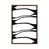 Classic Brown Wood Floater Framed