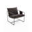 2 Chairs In 1 Box, Upholstered Hanging Armchair With Arm Pocketsmetal Frame-1092043074-1092043075