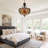 20 Inch 5 Light Dimmable Tiffany Chandelier,retro Pndant Lighting Fixture