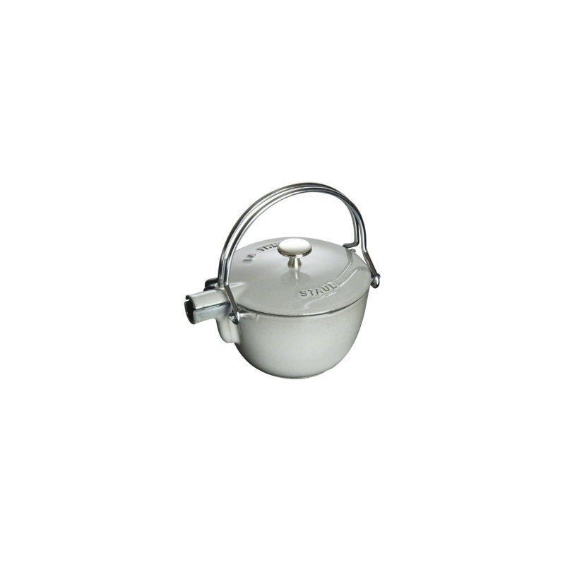 STAUB Cast Iron Tea Pot 1.15L, Grey