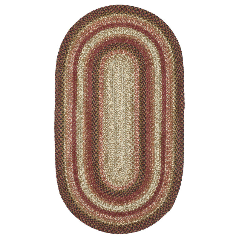 Amadio Geometric Indoor Rug, Oval 2'3" x 4'