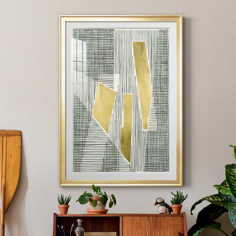 Shadow Screen I, reproduction encadrée de qualité supérieure - prête à être accrochée, H 36,5 po x l 26,5 po x P 1 po