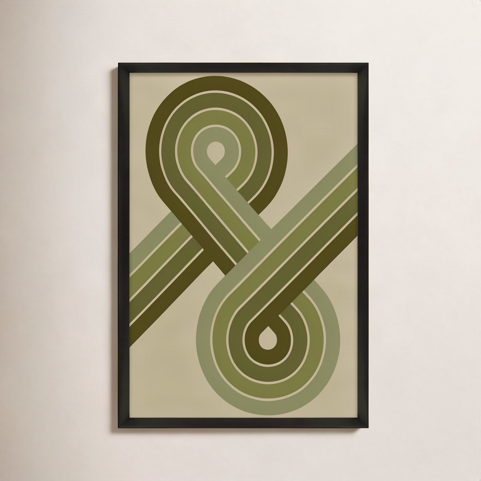 Jazz Swing by Jacques Pilon, 38" H x 30" W, Black Framed