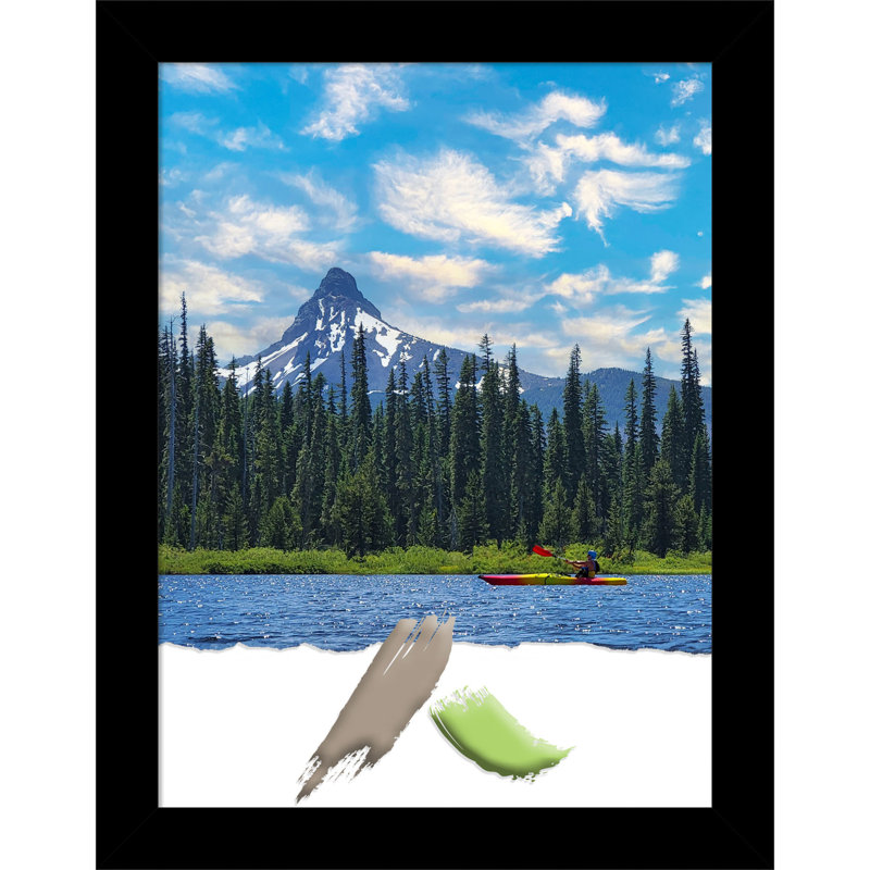 Danaria Black Single Picture Frame, 18'' W x 24'' H