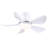 32" Flush Mount Low Profile Ceiling Fan With Light And Remote/app Control-1851593791-1851593767