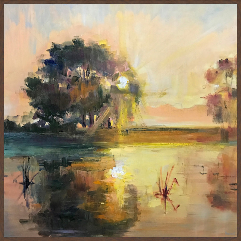 A Sunny Day - Painting on Canvas, 81cm H x 81cm W x 3.81cm D